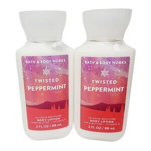 TWISTED PEPPERMINT Body Lotion Travel Size 3 oz Bath & Body Works NEW